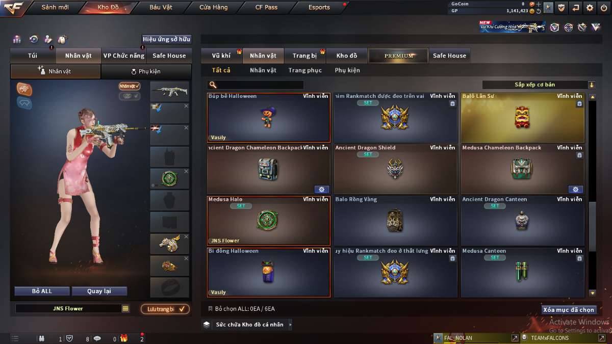 shop acc cf uy tin gia re